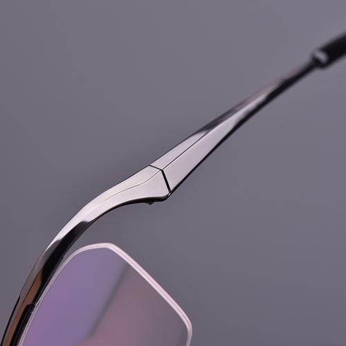 工厂直销近视眼镜男半框纯钛眼镜架商务眼镜框松岛同款1193